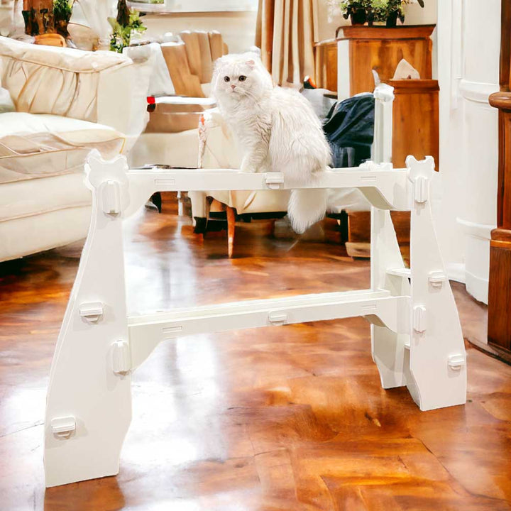 上下の段で遊べる橋型の猫家具【キャットブリッジ】のご紹介です。